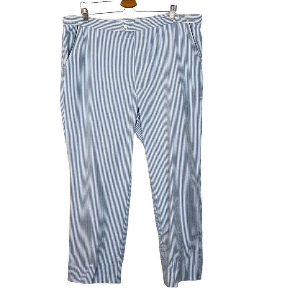 Vintage Christian Dior Striped Seersucker Chino Pants